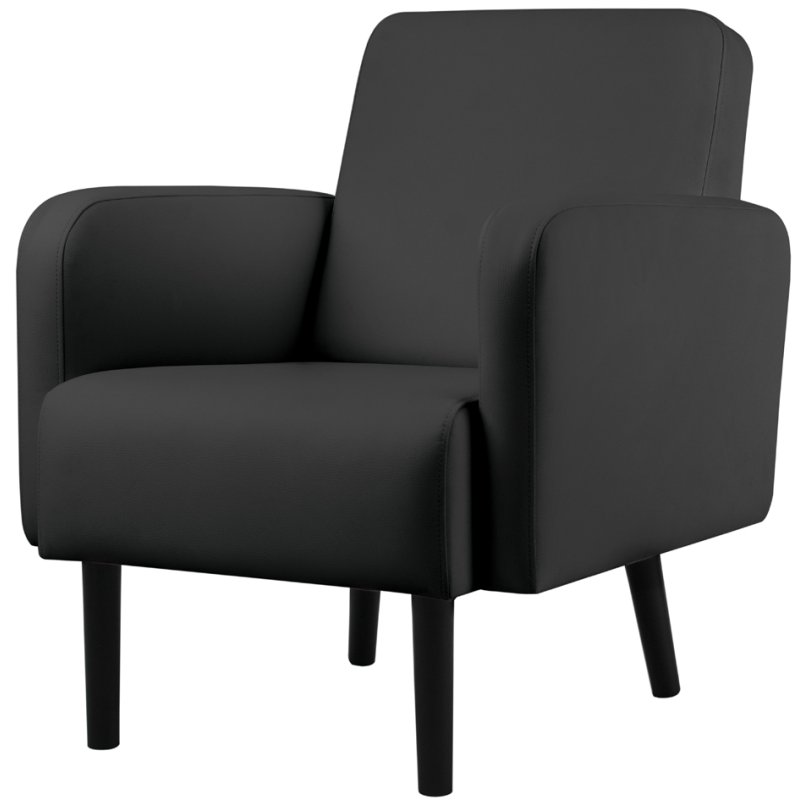 PAPERFLOW fauteuil LISBOA, revêtement simili-cuir, gris