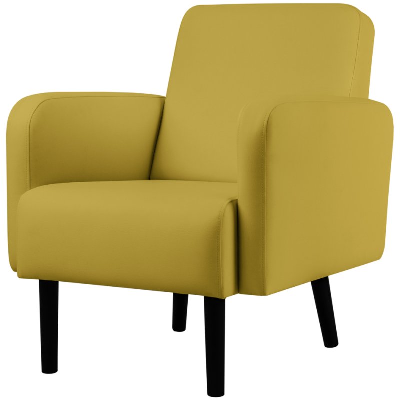 PAPERFLOW fauteuil LISBOA, revêtement simili-cuir, gris