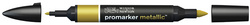 LEFRANC BOURGEOIS Promarker Metallic, goud, 2 punten, 3 stuks