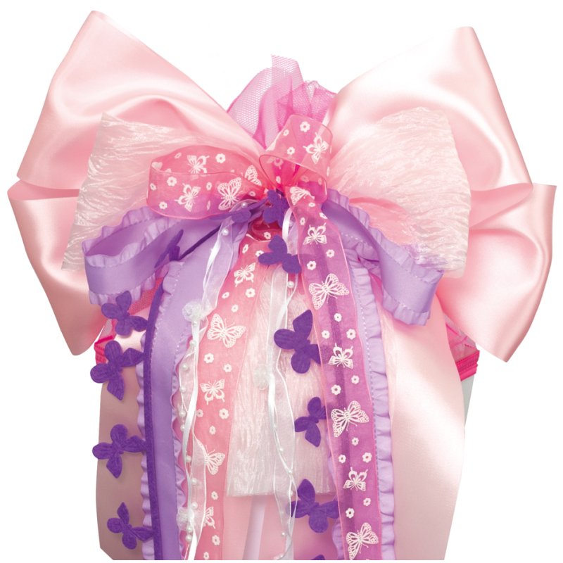 ROTH XXL schouderlint Purple Blooming, paars/roze, 63×32 cm