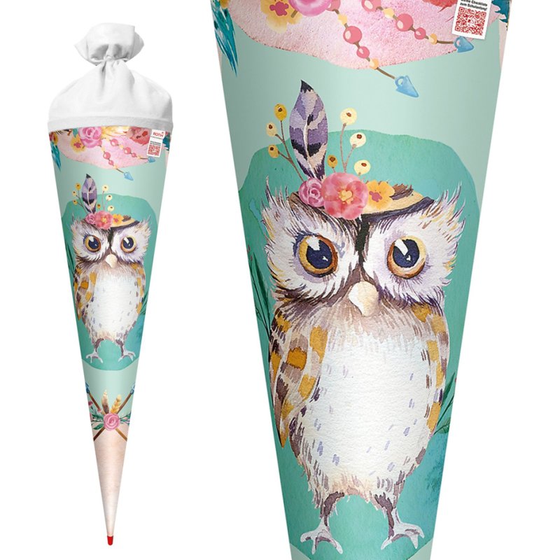 ROTH schoolzak Uil Lieselotte, hoekig, 85 cm