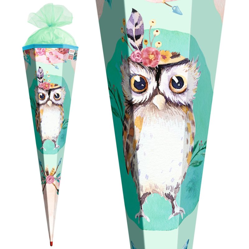 ROTH schoolzak Uil Lieselotte, hoekig, 85 cm