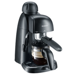 SEVERIN espressomachine KA 5978, zwart, 800 Watt, 4 tassen