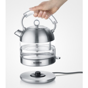 SEVERIN glazen waterkoker Retro WK 3459, 1,7 liter, 2400 watt