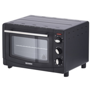 SEVERIN oventoaster TO 2067, zwart/zilver, 1500 Watt, 20 liter