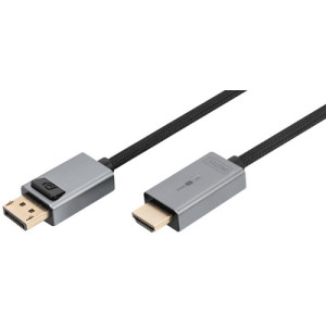 DIGITUS DisplayPort naar HDMI kabel 4K 3 meter