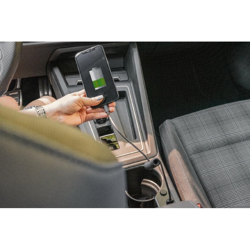 DIGITUS Câble spiralé USB 2.0, USB-A vers USB-C, 1,0 m