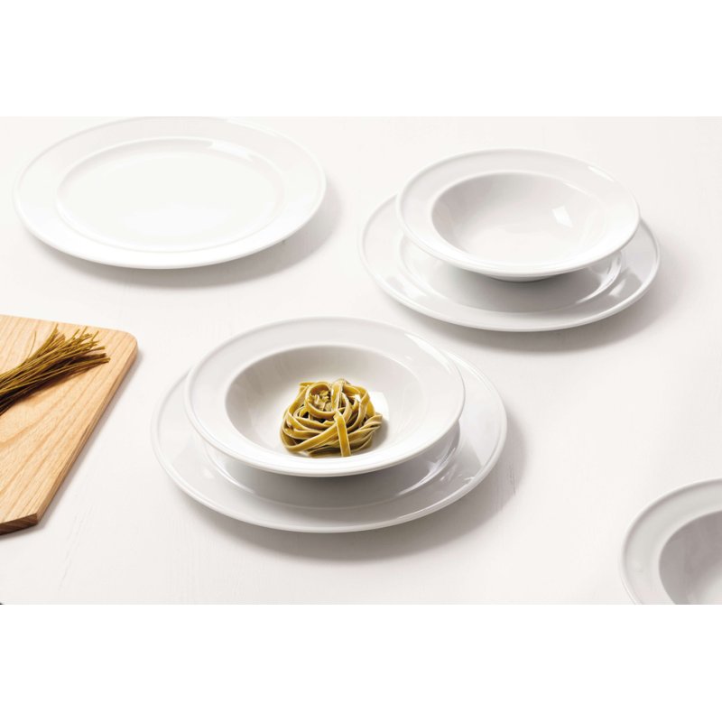 Ritzenhoff & Breker assiette à soupe SIMPLE, 22 cm, porcelaine, 6 pièces