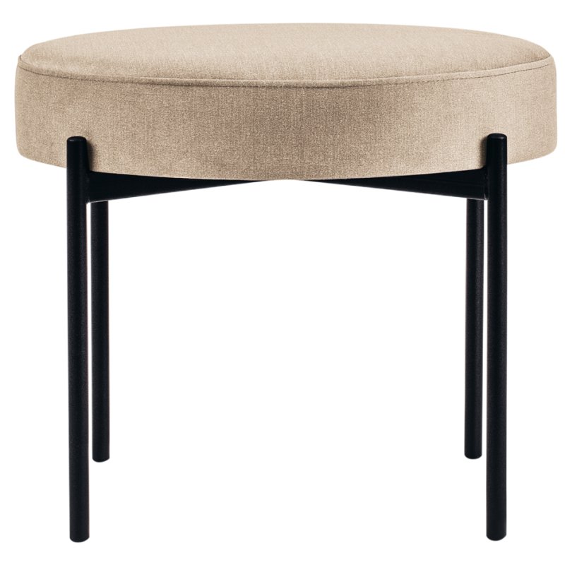 PAPERFLOW tabouret GAIA, rond, revêtement tissu, bleu