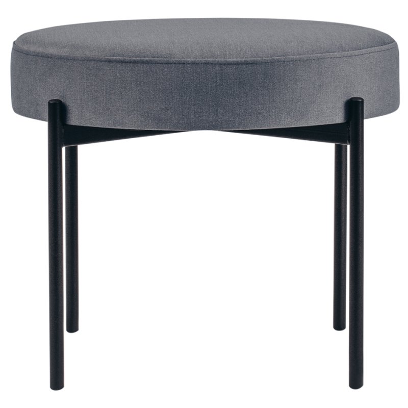 PAPERFLOW tabouret GAIA, rond, revêtement tissu, bleu