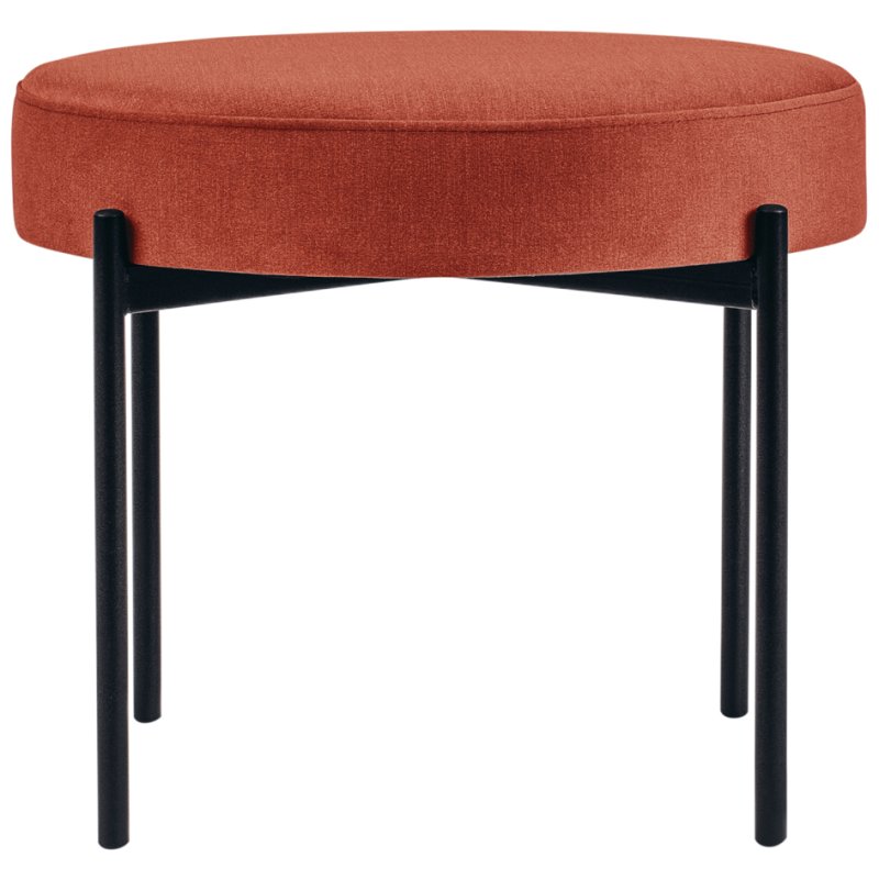 PAPERFLOW tabouret GAIA, rond, revêtement tissu, bleu