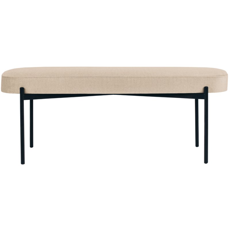 PAPERFLOW banc de repos GAIA, taille grand, revêtement en tissu, ivoire