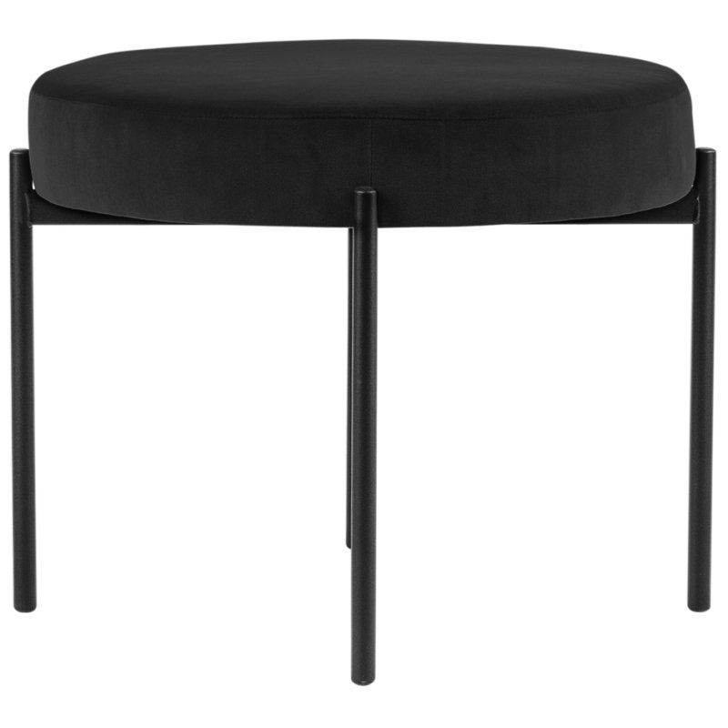 PAPERFLOW tabouret Gaia, rond, revêtement velours, couleur rouille