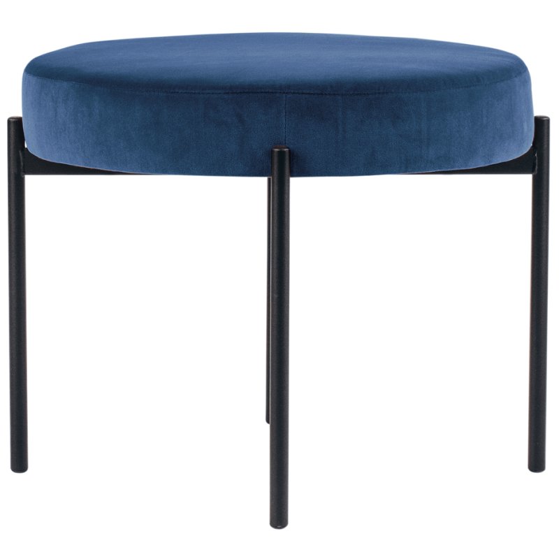 PAPERFLOW tabouret Gaia, rond, revêtement velours, couleur rouille