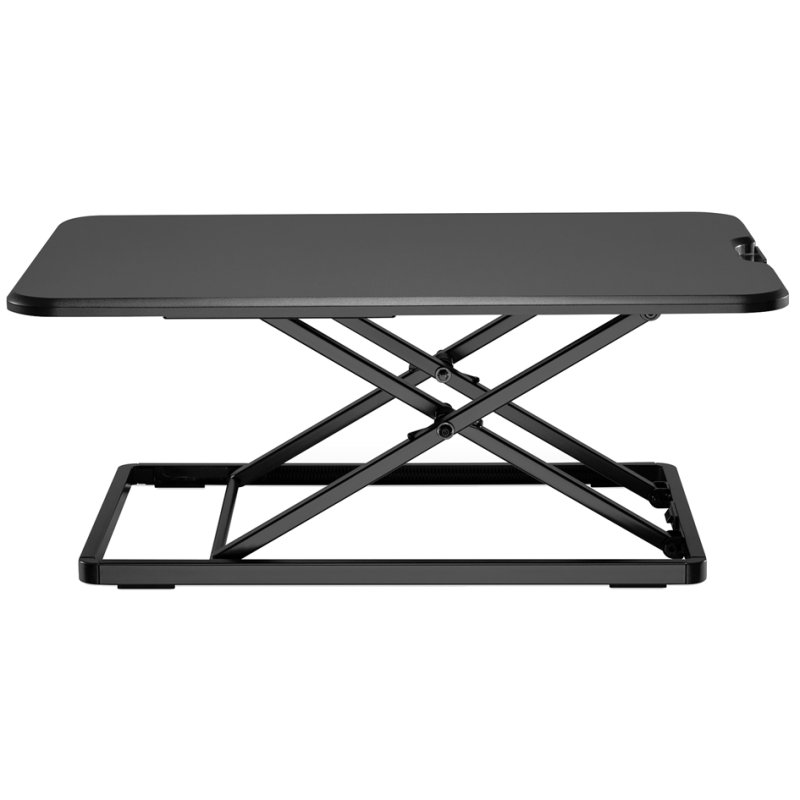 DIGITUS ergonomische zit-sta werkplek, zwart, 6 hoogtes instelbaar, 670×470 mm