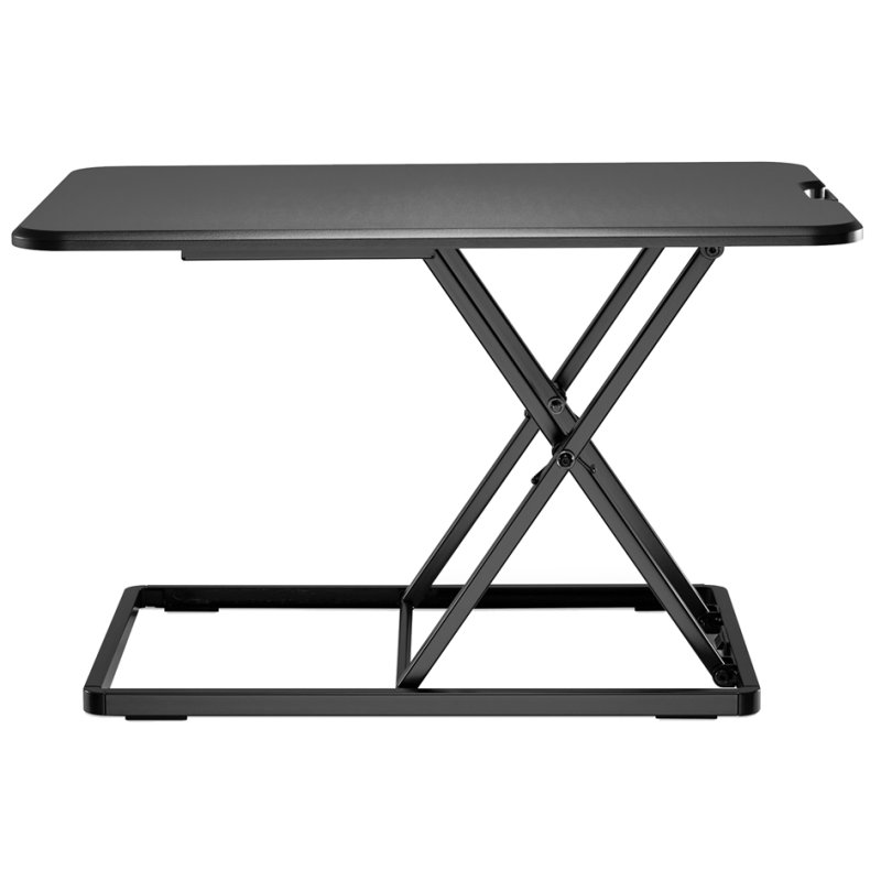 DIGITUS ergonomische zit-sta werkplek, zwart, 6 hoogtes instelbaar, 670×470 mm