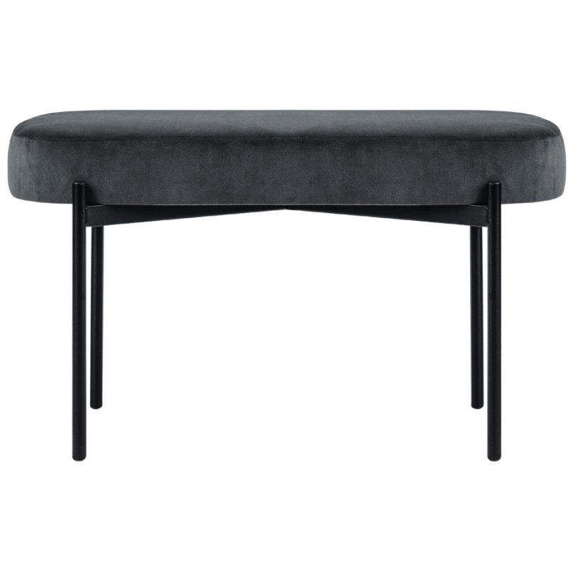 PAPERFLOW banquette Gaia, moyen, gris, 79×42×45,5 cm