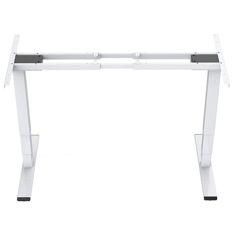 DIGITUS Cadre de bureau électrique hauteur réglable, blanc, max. 100 kg