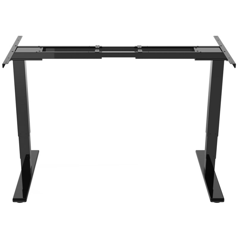 DIGITUS Cadre de bureau électrique hauteur réglable, blanc, max. 100 kg