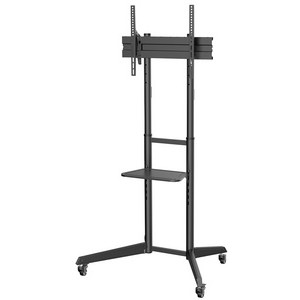 DIGITUS TV presentatiewagen met plank, zwart, 37-70 inch, 50 kg draagkracht