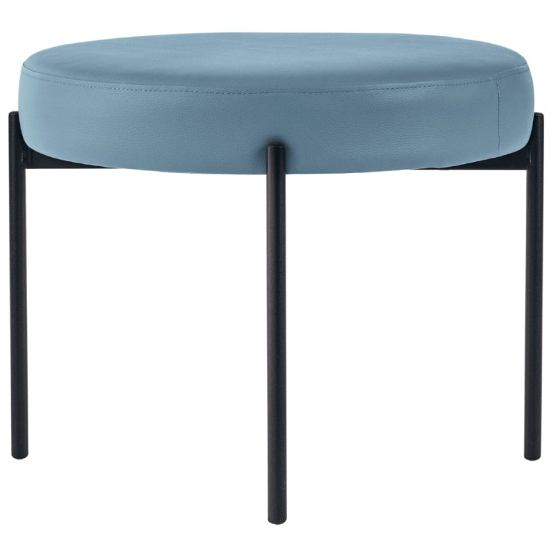 PAPERFLOW tabouret GAIA, revêtement en similicuir, orange, Ø 575 mm