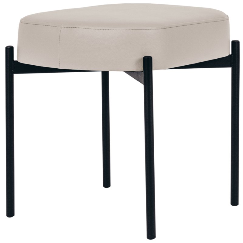 PAPERFLOW banquette GAIA, similicuir, gris souris, taille S