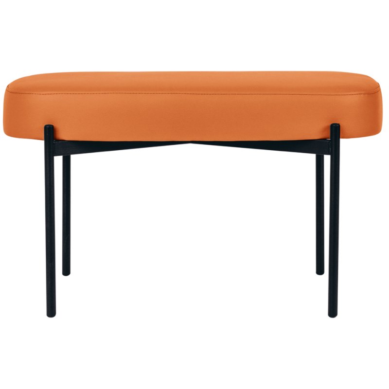 PAPERFLOW banquette GAIA, taille moyenne, simili-cuir, bleu