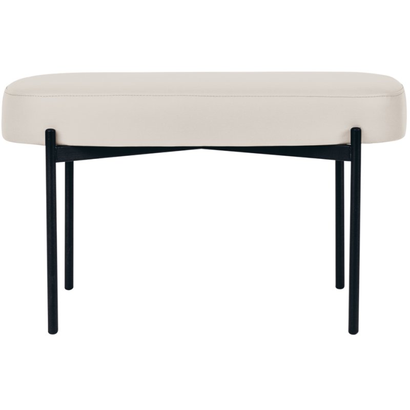 PAPERFLOW banquette GAIA, taille moyenne, simili-cuir, bleu