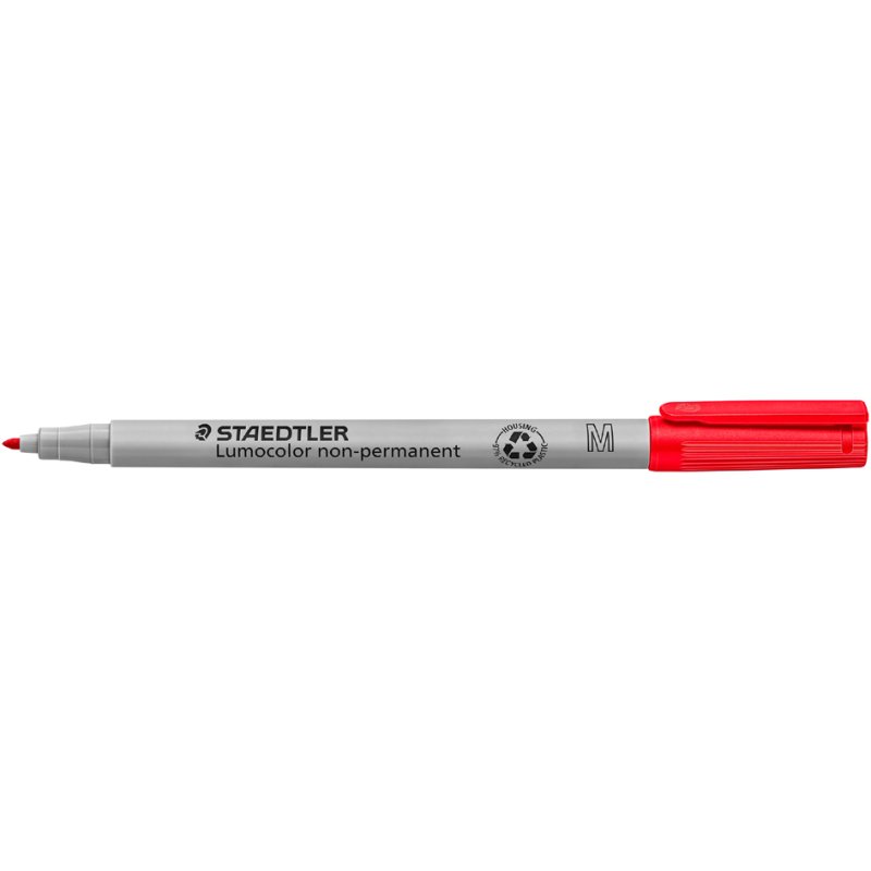 STAEDTLER Lumocolor uitwisbare marker 315M, navulbaar, rood, 1,0 mm
