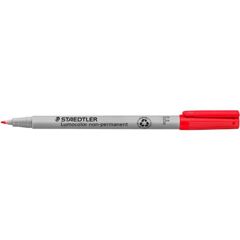 STAEDTLER Lumocolor uitwisbare marker 316F, navulbaar, blauw, 0,6 mm