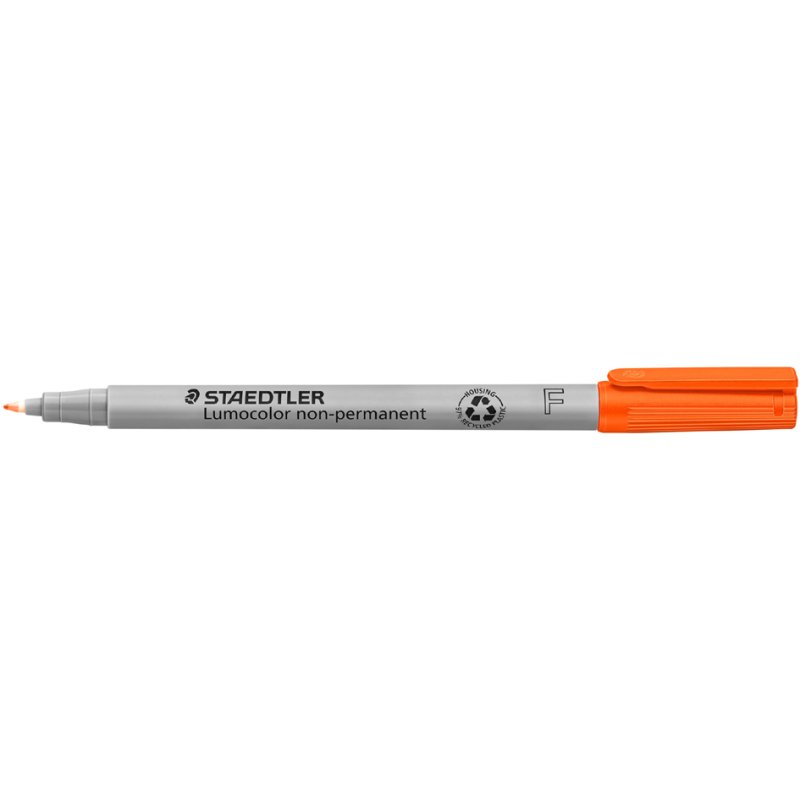 STAEDTLER Lumocolor uitwisbare marker 316F, navulbaar, blauw, 0,6 mm