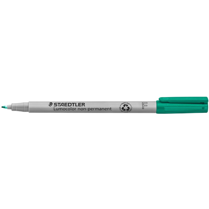 STAEDTLER Lumocolor uitwisbare marker 316F, navulbaar, blauw, 0,6 mm