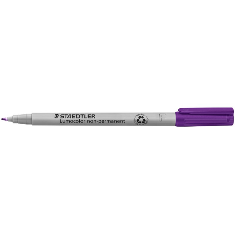 STAEDTLER Lumocolor uitwisbare marker 316F, navulbaar, blauw, 0,6 mm