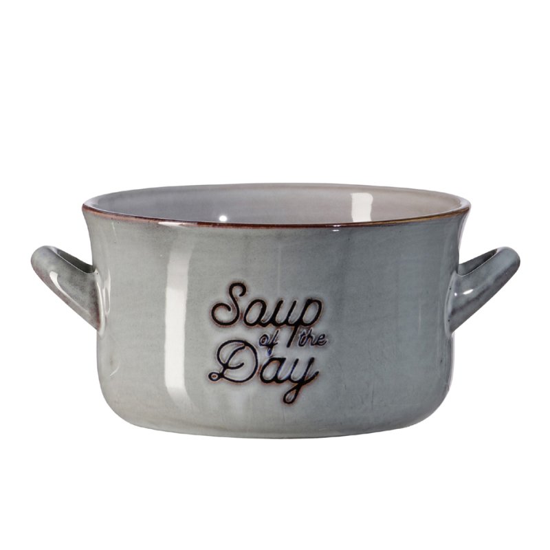 Ritzenhoff & Breker bol à soupe Tasty, gris, 570 ml, grès