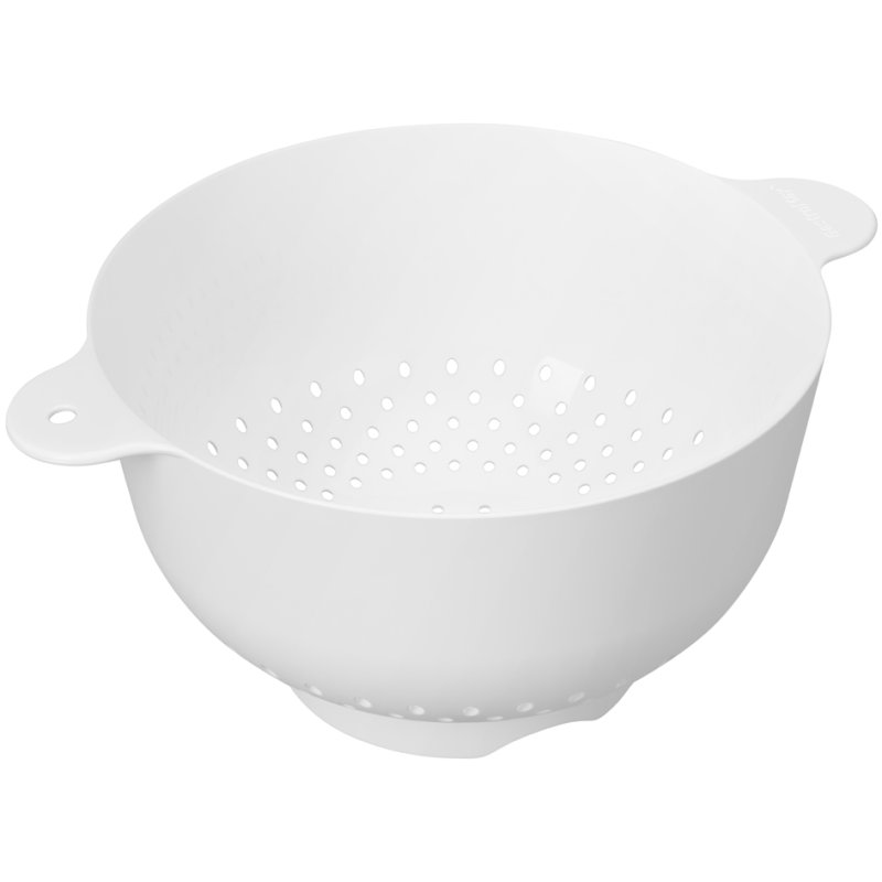 GastroMax vergiet wit kunststof, 32×25×14 cm, verhoogde voet