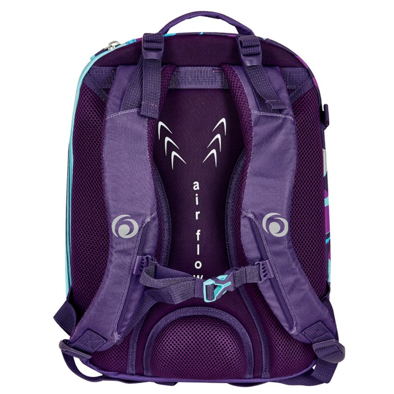herlitz Sac à dos Ultimate Camouflage Mauve, matériau recyclé, 24 L