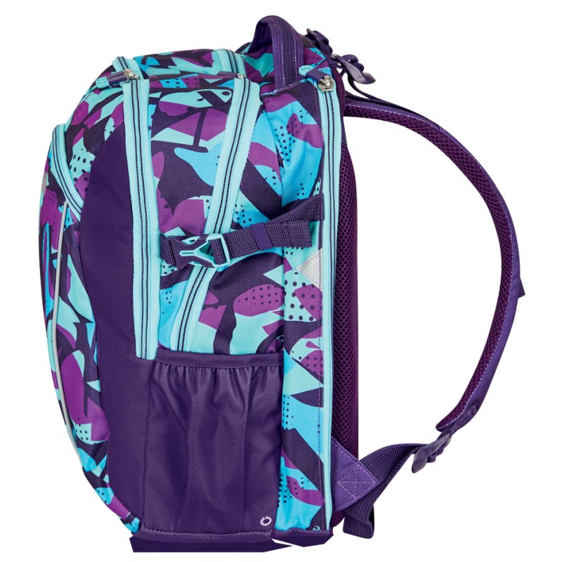 herlitz Sac à dos Ultimate Camouflage Mauve, matériau recyclé, 24 L