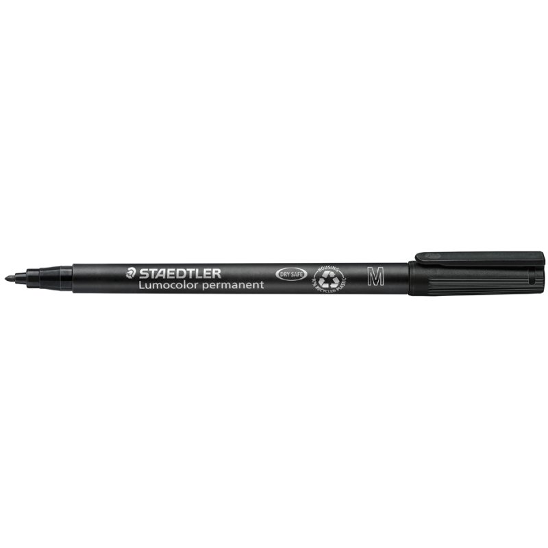 STAEDTLER Lumocolor permanente marker, navulbaar, blauw, 1,0 mm