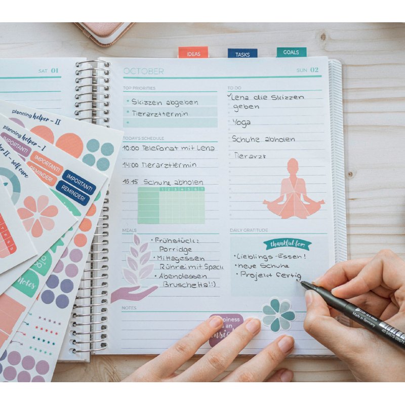 AVERY Zweckform planningsstickers Iconen & Decoratie, permanent, bont bedrukt, 1356 stuks