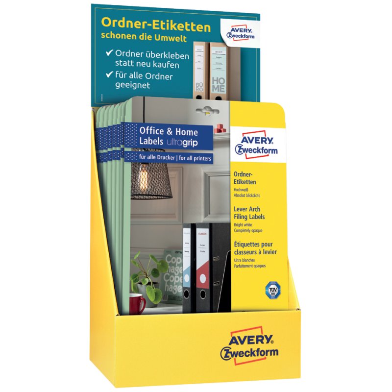 AVERY Zweckform étiquettes dos de classeur Home-Office, 2 formats, 15 packs de 10 feuilles