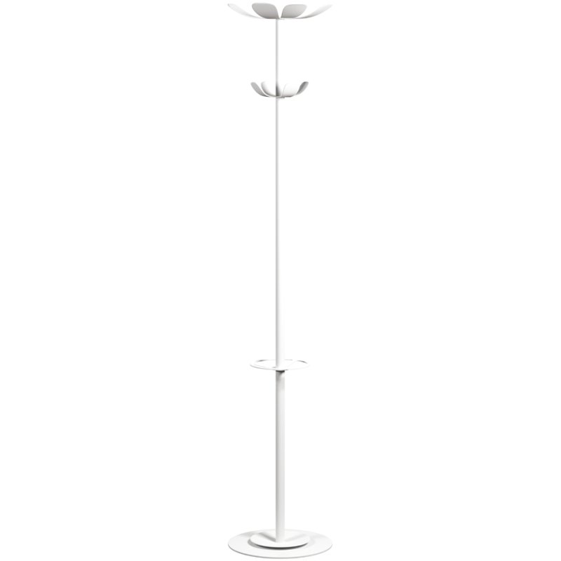 PAPERFLOW Portemanteau Color Range, 8 crochets, blanc, 175 cm