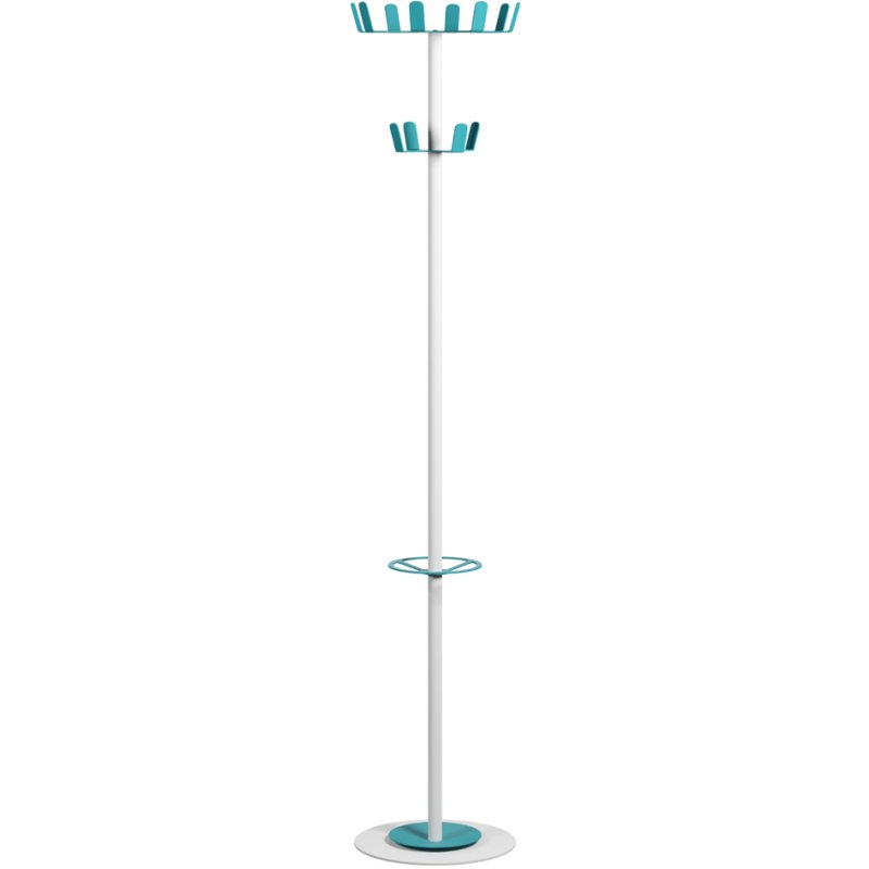 PAPERFLOW porte-manteau COLOR RANGE, 12 crochets, vert, 175 cm