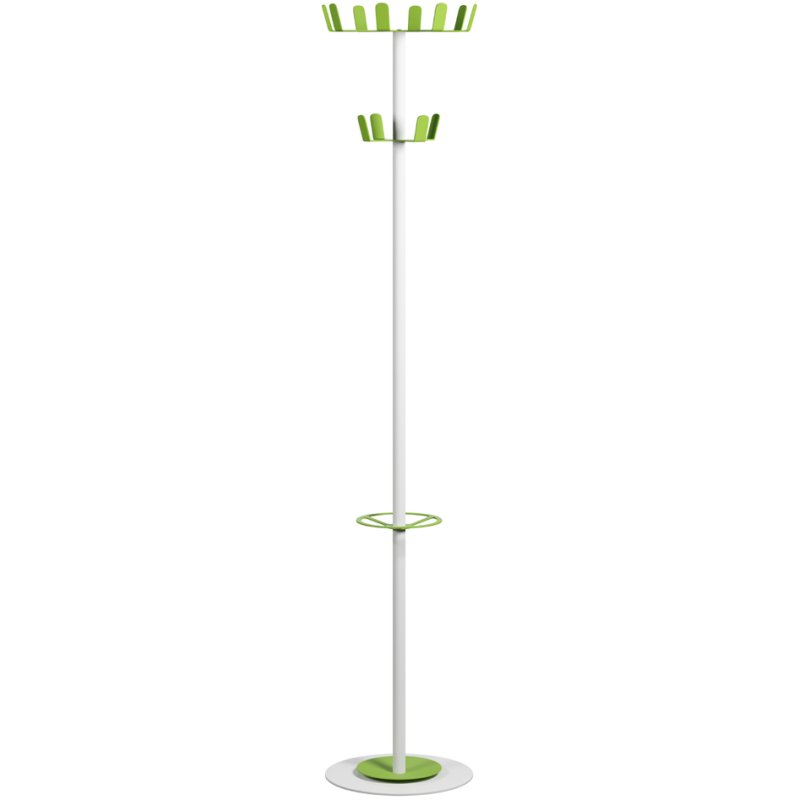 PAPERFLOW porte-manteau COLOR RANGE, 12 crochets, vert, 175 cm
