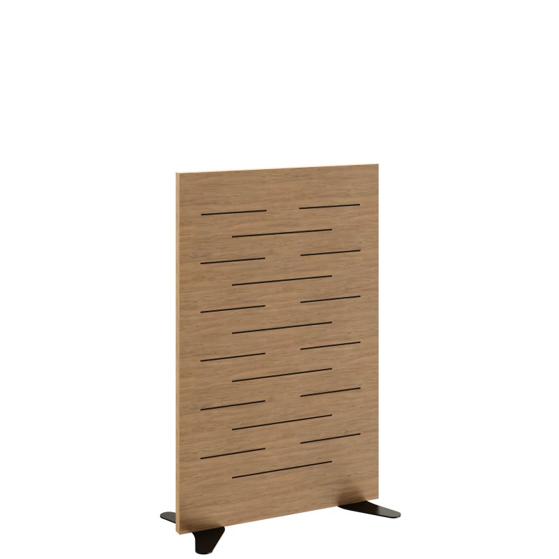 PAPERFLOW panneau acoustique de séparation, 795×1400 mm, MDF laqué hêtre, mousse acoustique 30 mm