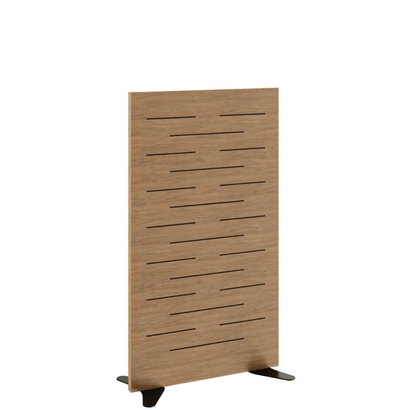 PAPERFLOW panneau acoustique de séparation, 795×1400 mm, MDF laqué hêtre, mousse acoustique 30 mm