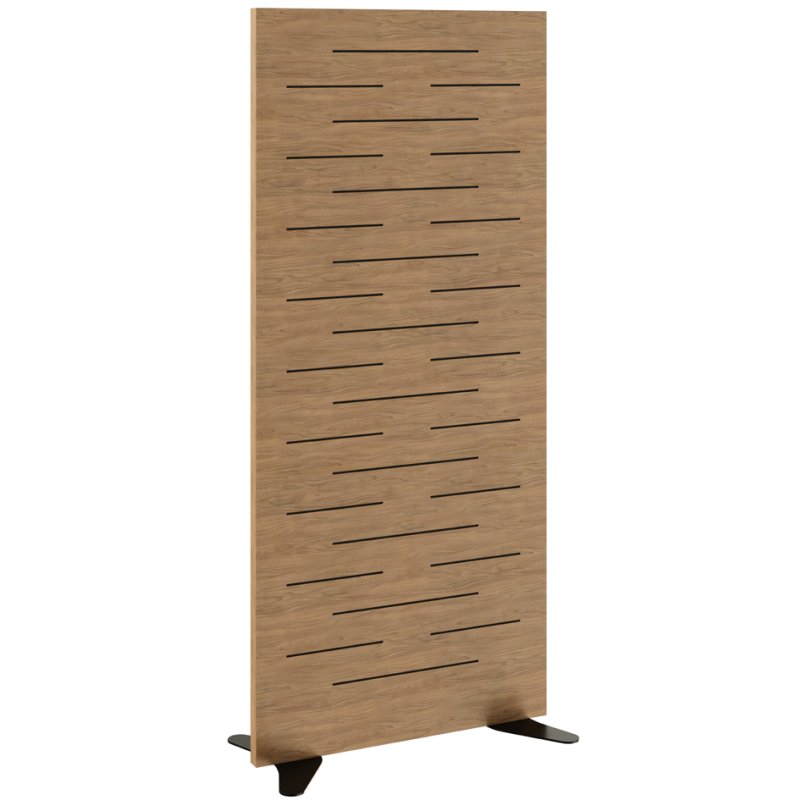 PAPERFLOW panneau acoustique de séparation, 795×1400 mm, MDF laqué hêtre, mousse acoustique 30 mm