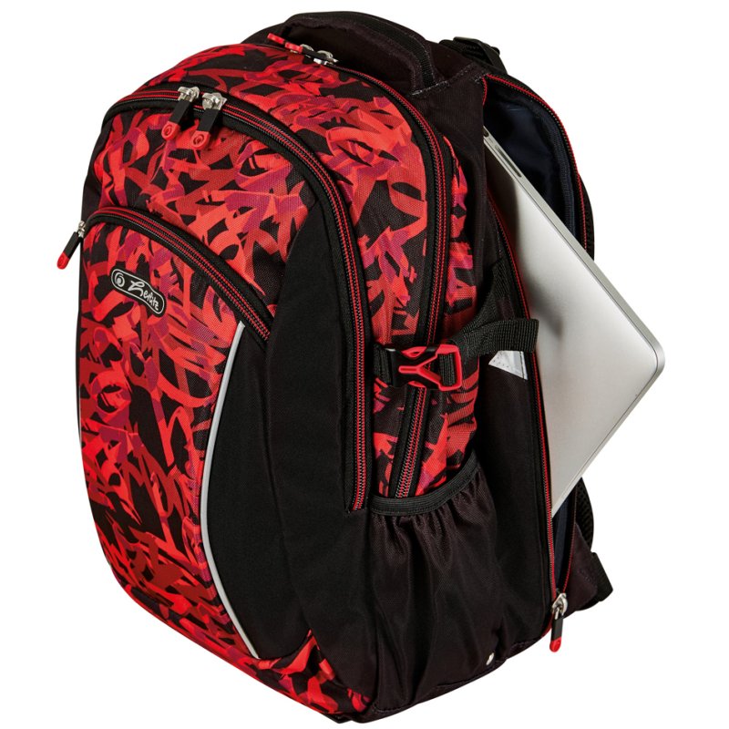 herlitz Ultimate sac à dos scolaire Graffiti, 24 L, bouteilles PET recyclées