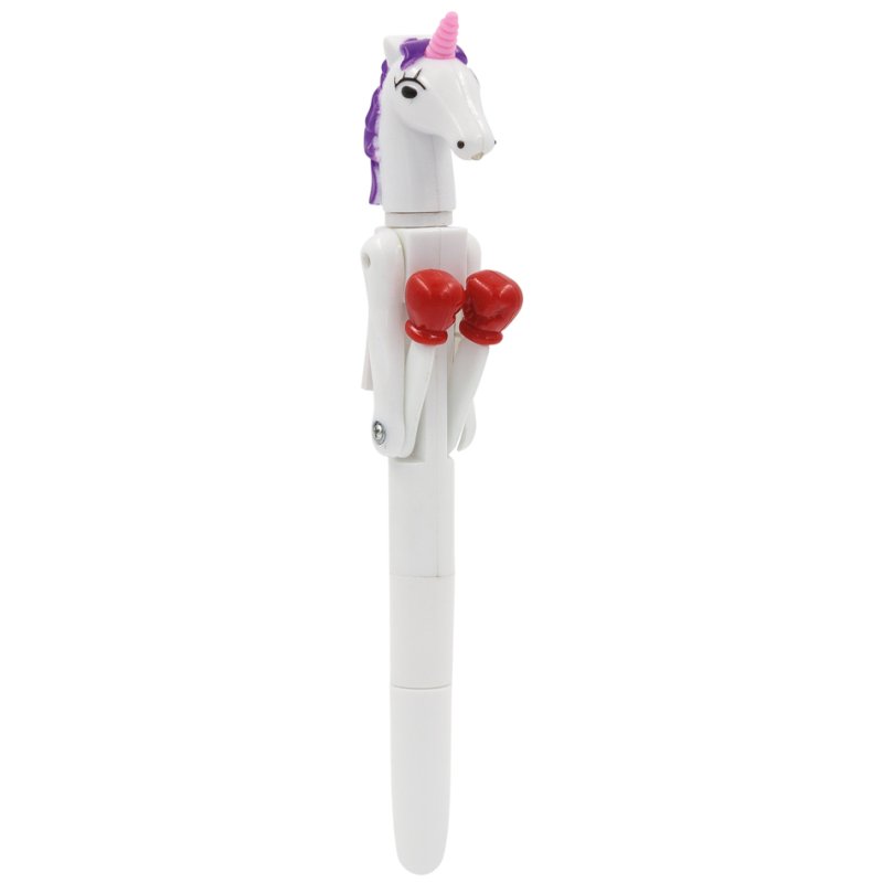 WEDO unicorn ballpoint pen Lucky Punch, LED light, assorted pink and white, 0.5 mm