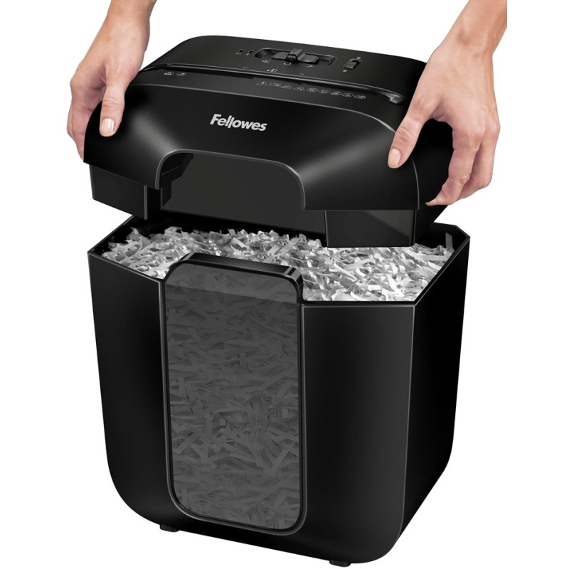 Fellowes destructeur de papier Powershred LX25, 6 feuilles, P-4, blanc