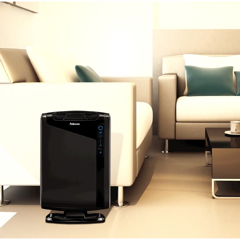 Fellowes AreaMax 290 air purifier, black, 28-42 m², 4-stage cleaning system